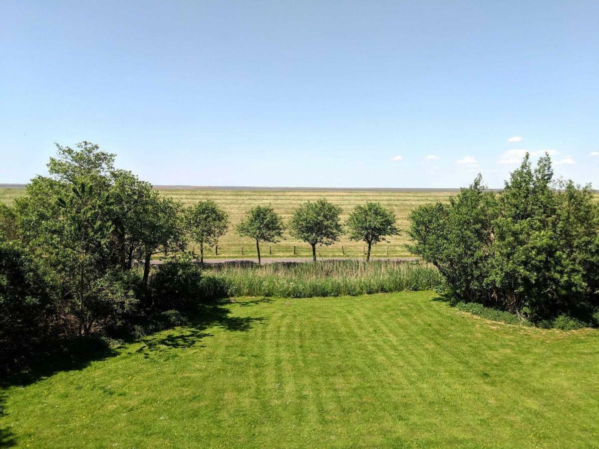 Ferienwohnung Haus Nordsee mit Meerblick / Anke Frahm Friedrichskoog-Spitze Exterior foto